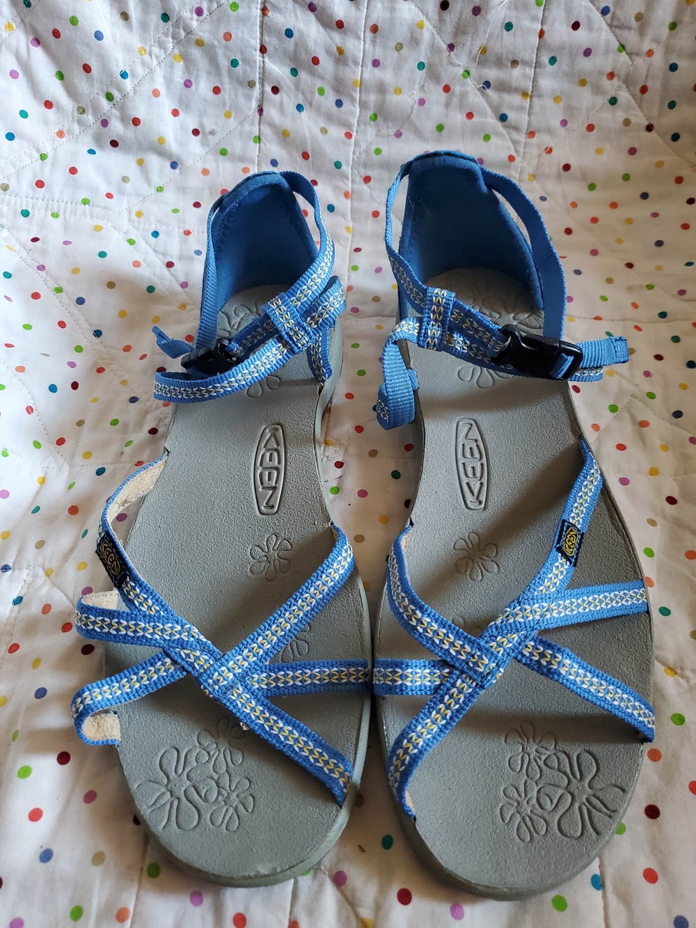 Keen Blue Strappy Outdoor Sandals